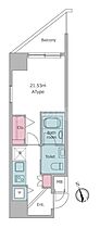 東京都港区西新橋2丁目12-1（賃貸マンション1K・8階・21.53㎡） その2