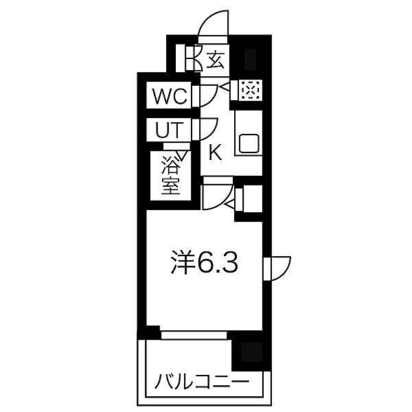 グランカリテ日本橋 ｜大阪府大阪市中央区高津3丁目(賃貸マンション1K・8階・21.66㎡)の写真 その2