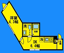 ラフォルテ井草  ｜ 東京都杉並区井草1丁目（賃貸マンション1DK・1階・21.60㎡） その2