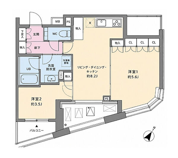 間取りを拡大表示