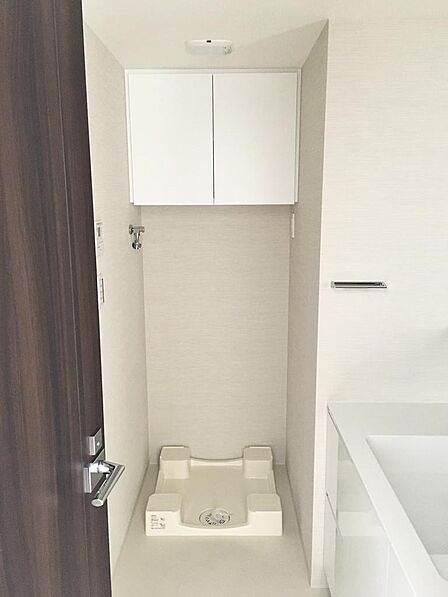 ◇Powder room◇家事効率を高める、使いやすい洗濯機置場