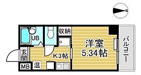 兵庫県西宮市戸田町（賃貸マンション1K・6階・18.14㎡） その2