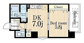 兵庫県西宮市甲子園口2丁目（賃貸マンション1DK・2階・33.03㎡） その2