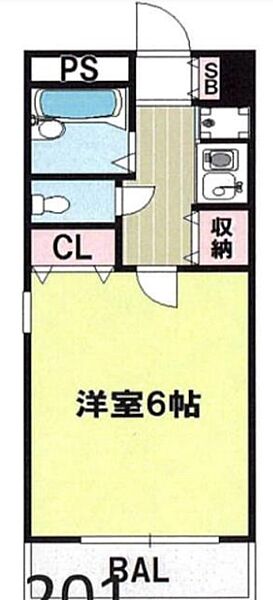 ピルテ甲子園 ｜兵庫県西宮市今津巽町(賃貸マンション1K・2階・19.44㎡)の写真 その2