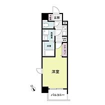 兵庫県西宮市甲子園高潮町（賃貸マンション1K・6階・24.78㎡） その2