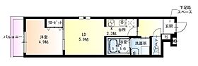 兵庫県西宮市川西町（賃貸アパート1LDK・3階・33.60㎡） その2