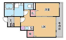 兵庫県西宮市津門綾羽町（賃貸アパート1LDK・1階・30.02㎡） その2