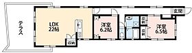 クラブメゾン甲子園ウエスト  ｜ 兵庫県西宮市今津上野町（賃貸マンション2LDK・1階・81.36㎡） その2