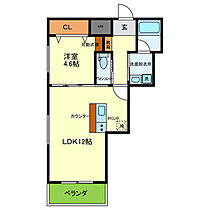 兵庫県西宮市中前田町（賃貸マンション1LDK・3階・39.60㎡） その2