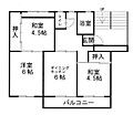 八潮伊草団地5号棟3階630万円