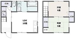 シティーコーポKK 2LDKの間取図画像