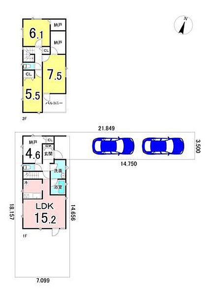 間取りを拡大表示