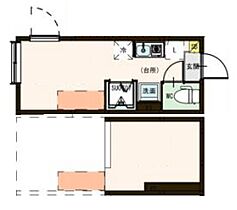 ルナモンターニュ赤羽 201 ｜ 東京都北区赤羽3丁目（賃貸アパート1R・2階・12.10㎡） その2