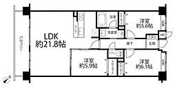 間取図画像 3LDK
