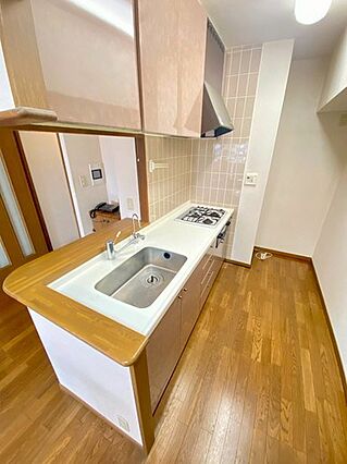 3口コンロ付の...