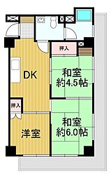 間取図画像 3DK