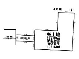 グラファーレ富田町千音寺2期　売土地　全4区画　4号地