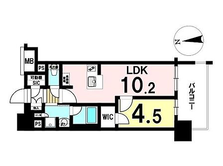 1LDK 間取り