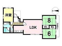 アベニュー平針 3LDKの間取図画像
