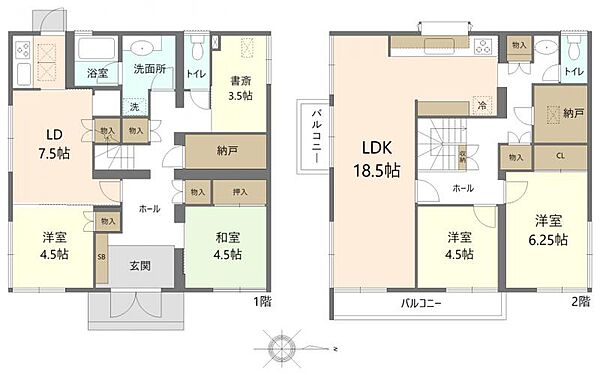間取りを拡大表示