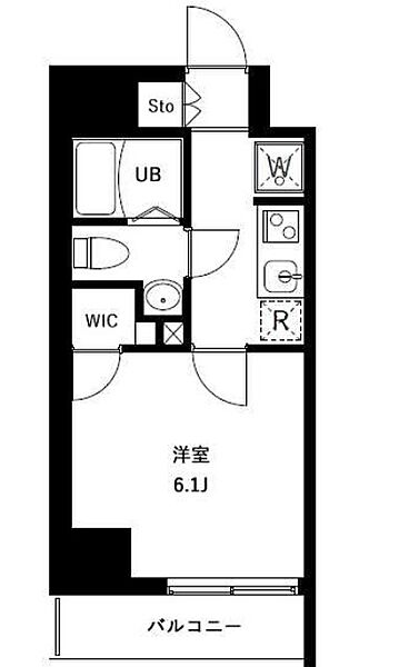 アーバンパークお花茶屋 1107｜東京都葛飾区宝町１丁目(賃貸マンション1K・11階・21.20㎡)の写真 その2