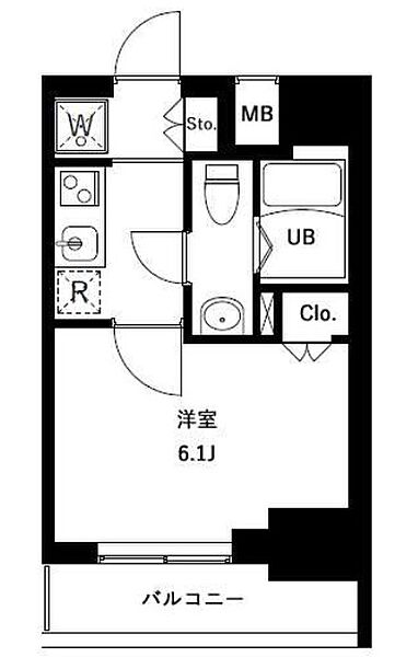 アーバンパークお花茶屋 202｜東京都葛飾区宝町１丁目(賃貸マンション1K・2階・21.28㎡)の写真 その2