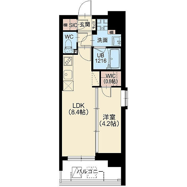 スプランディッド南千住DUE 403｜東京都台東区清川２丁目(賃貸マンション1LDK・4階・31.50㎡)の写真 その2