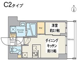 クレストコート東日暮里 305 ｜ 東京都荒川区東日暮里４丁目35-16（賃貸マンション1DK・3階・26.06㎡） その2