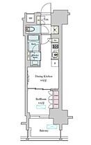 Ｂｒｉｌｌｉａ　ｉｓｔ　上野稲荷町 702 ｜ 東京都台東区北上野２丁目3-1（賃貸マンション1DK・7階・26.33㎡） その2