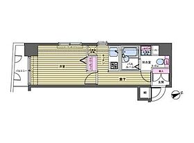 フェニックス新宿若松町 801 ｜ 東京都新宿区原町３丁目33-4（賃貸マンション1K・8階・22.88㎡） その2