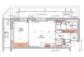 ハーモニーレジデンス神楽坂ヒルズthird 503 ｜ 東京都新宿区山吹町12-4（賃貸マンション1LDK・5階・40.58㎡） その2