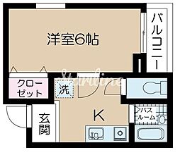 間取図画像 1K