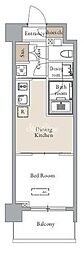 グランカーサ四谷 1DKの間取図画像