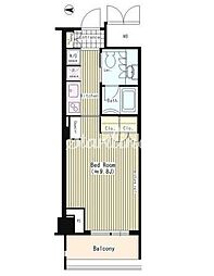 四谷TNビル 1Kの間取図画像