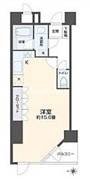 リエトコート四谷 ワンルームの間取図画像