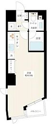 カスタリア新宿御苑 ワンルームの間取図画像