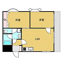 ビラ小松  ｜ 大阪府大阪市東淀川区小松3丁目（賃貸マンション2LDK・3階・50.00㎡） その2