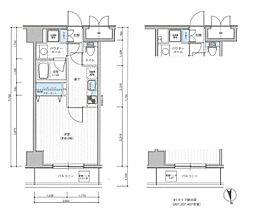 東京メトロ東西線 葛西駅 徒歩11分の賃貸マンション 4階1Kの間取り