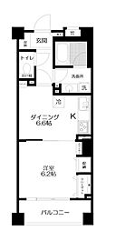 ライオンズシティ錦糸町北斎通り 1DKの間取図画像