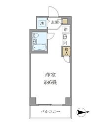 ウィンベル錦糸町NO3 ワンルームの間取図画像