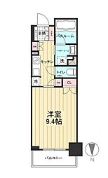 日神パレステージ大島 1Kの間取図画像