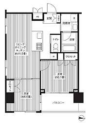 グランハイツ錦糸町 2LDKの間取図画像