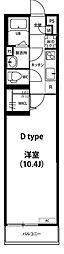 リブリ・みやび 1Kの間取図画像