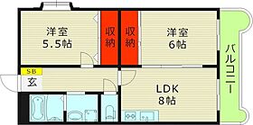 クラシックビレッジ  ｜ 大阪府大阪市鶴見区今津南１丁目（賃貸マンション2LDK・3階・40.00㎡） その2