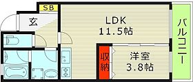 Fなにわ  ｜ 大阪府大阪市城東区東中浜９丁目（賃貸アパート1LDK・3階・37.45㎡） その2