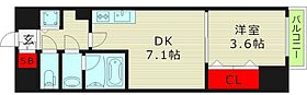 ライフフィールドなにわ本町RUELLE  ｜ 大阪府大阪市西区西本町２丁目（賃貸マンション1DK・13階・29.60㎡） その2