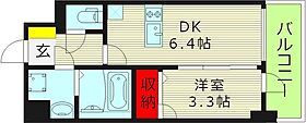 JMFレジデンス都島 1003 ｜ 大阪府大阪市都島区都島本通４丁目22-10（賃貸マンション1DK・10階・27.49㎡） その2