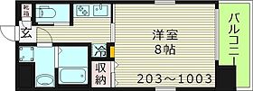 フォレストガーデン蒲生3  ｜ 大阪府大阪市城東区蒲生３丁目（賃貸マンション1K・2階・25.20㎡） その2