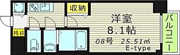 S-レジデンス都島 1Kの間取図画像