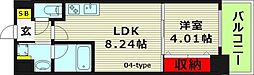 アーバネックス京橋プライマリーワン 1LDKの間取図画像